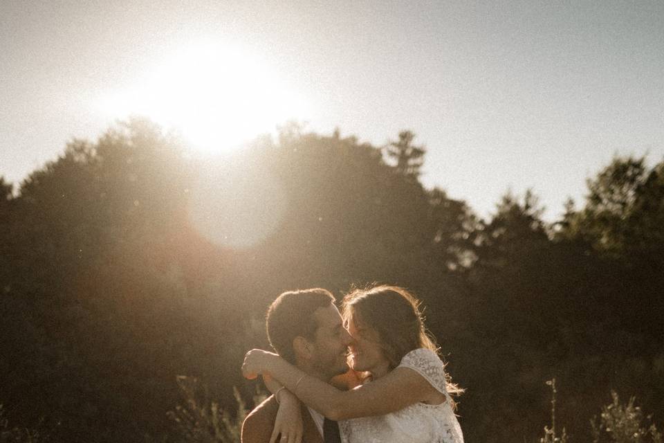 Séance couple des mariés