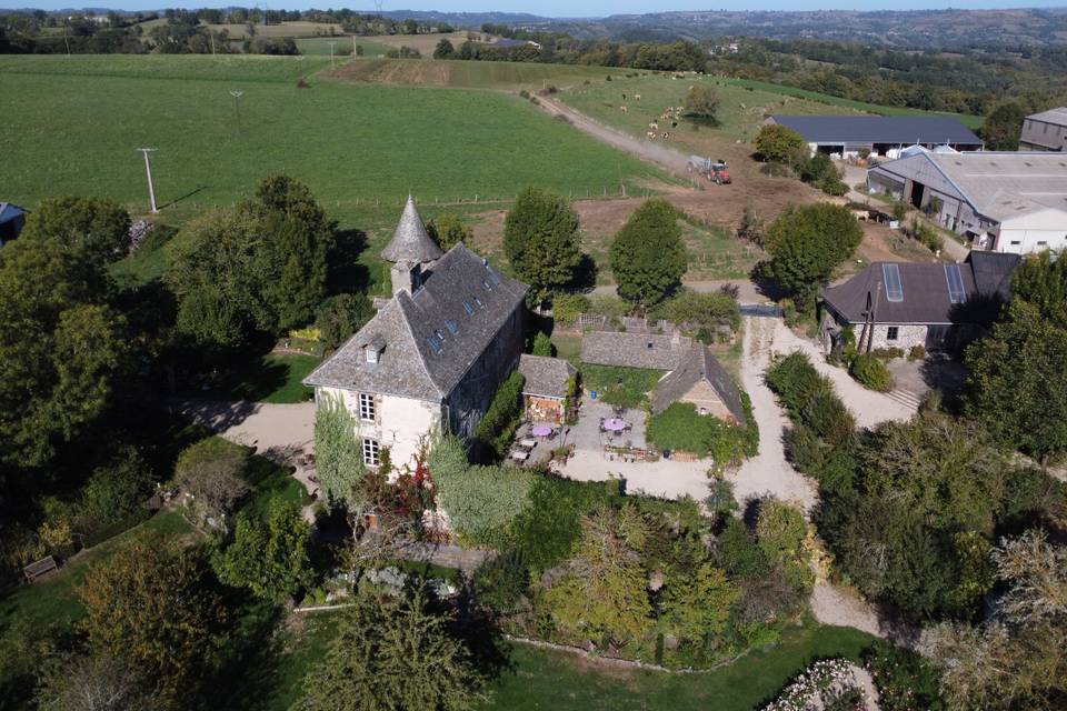 Le château vu du ciel