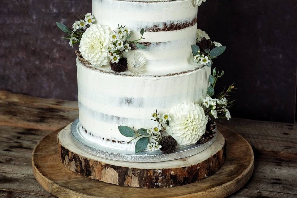 Wedding cake champêtre