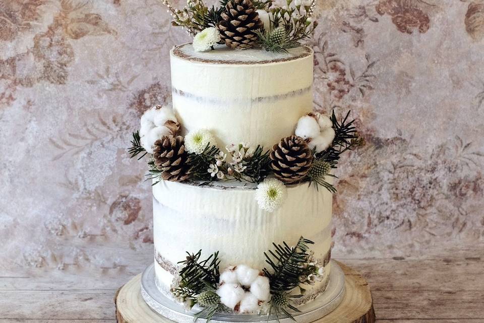 Wedding cake d'hiver