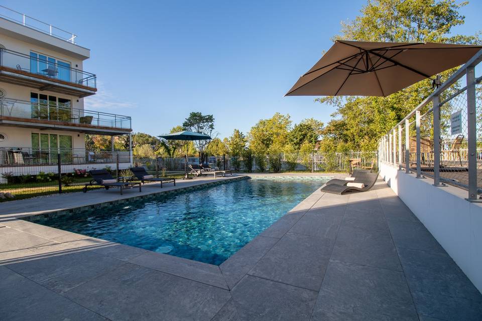 Piscine chauffée en saison