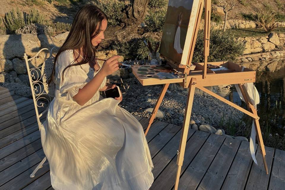 Prestation live painting