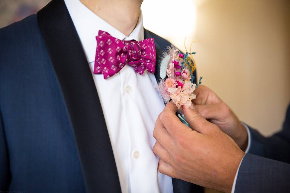 Boutonnière marié