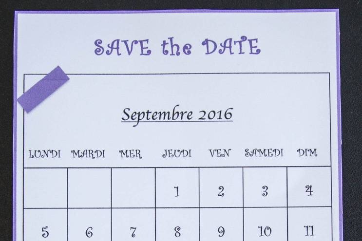 Faire part save the date