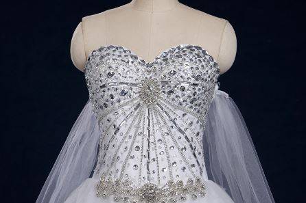 Robe princesse strass