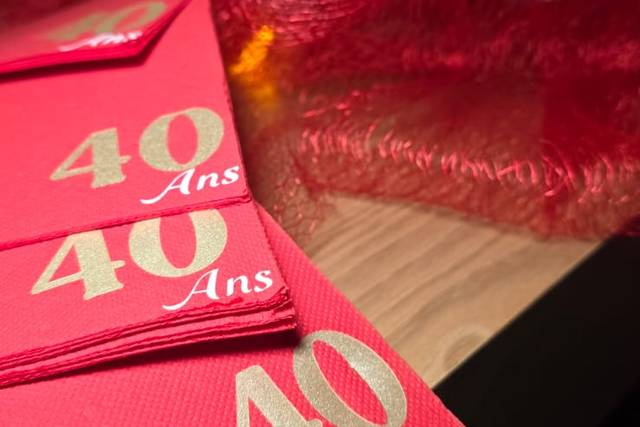 Serviettes personnalisées