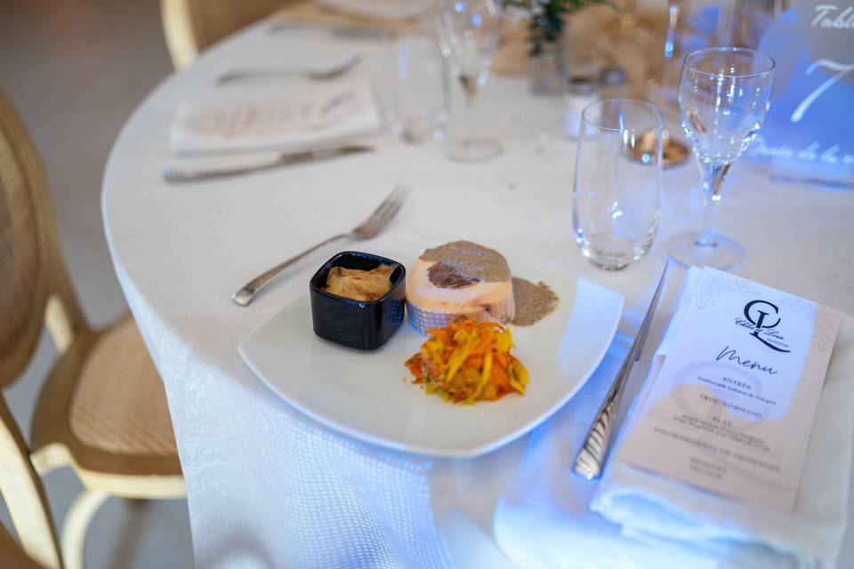 Menu de table