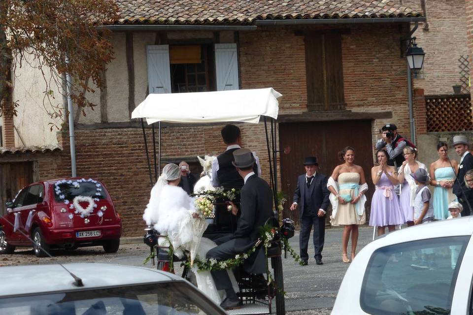 Attente à la mairie