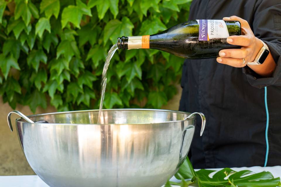 Service de champagne