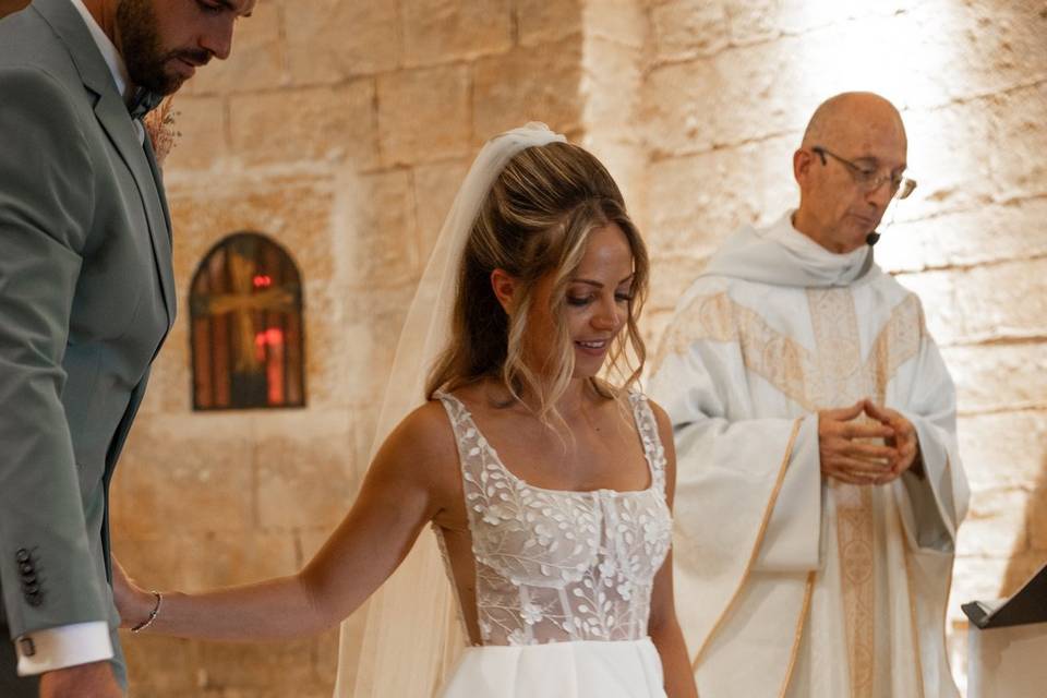 Mariée dans église