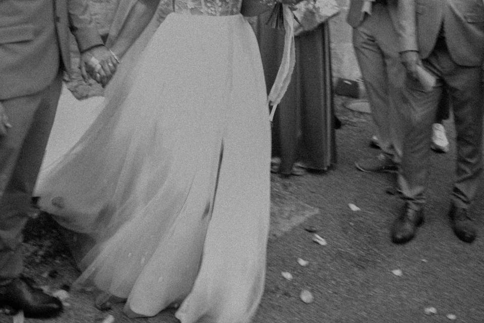 Sortie de la mariée