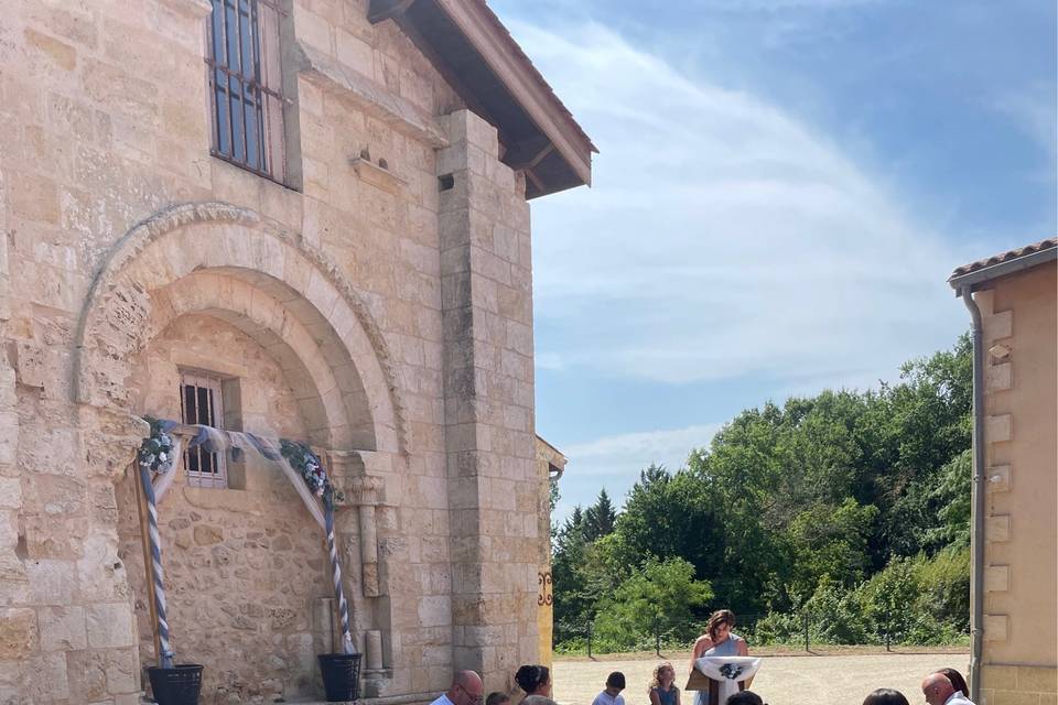 Extérieur - cérémonie laîque