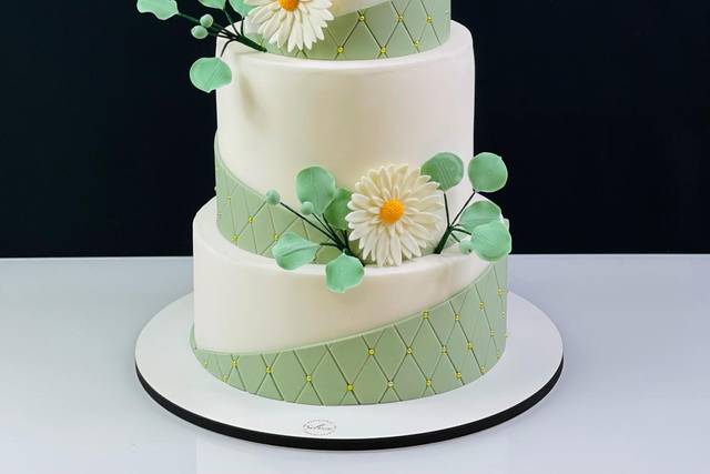 Gâteau de mariage élégant