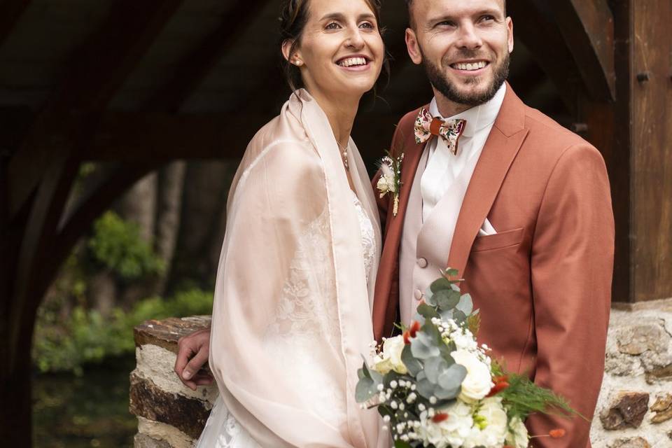 Photo de couple spontannée