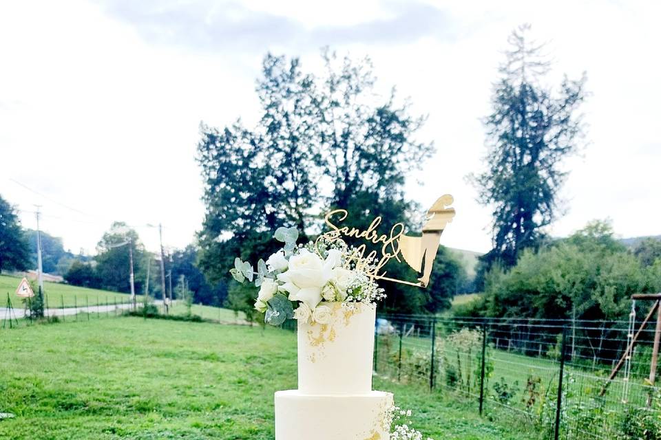 Wedding cakes à fleurs