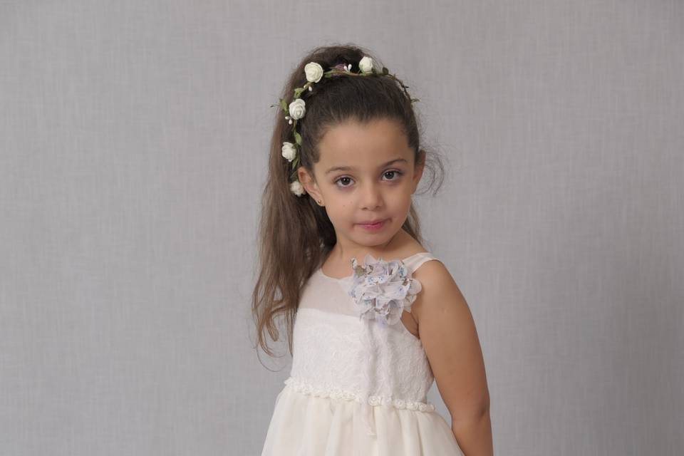 Robe Chacha en soie et coton