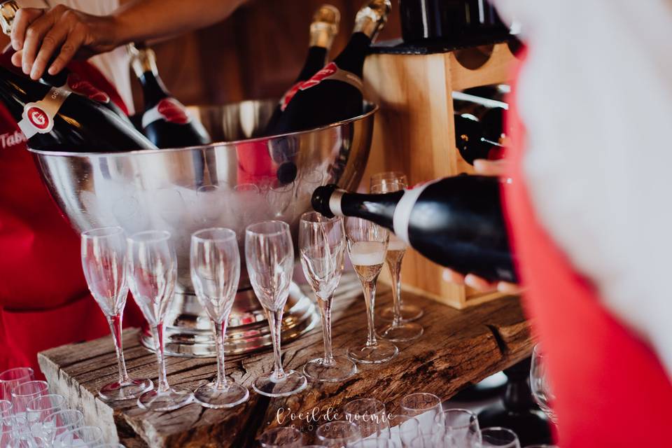 Vin d'honneur en Auvergne