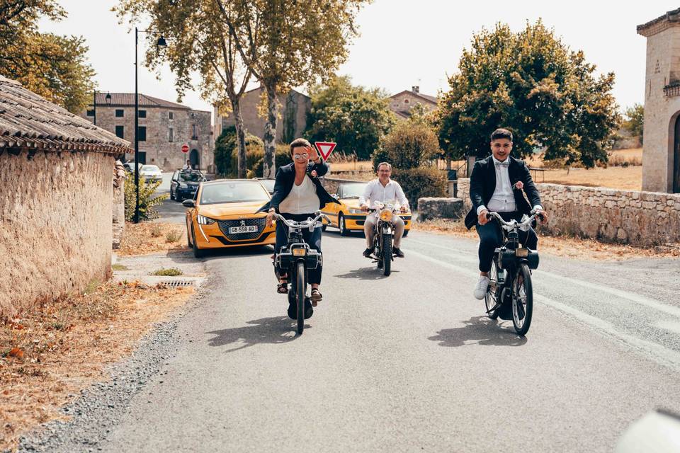 Voiture et mob