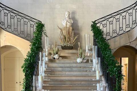 Escalier chateau de moncley