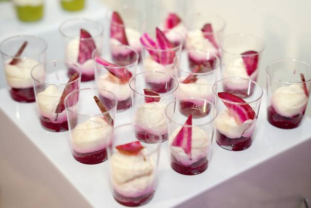 Verrine mouse de betterave
