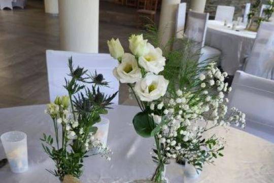 Centre de table trio de vases