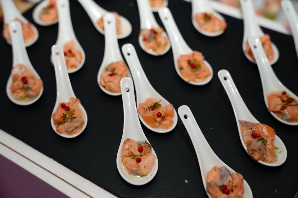 Cuillère tartare de saumon