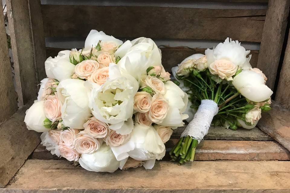 Couronne et bouquet demoiselle