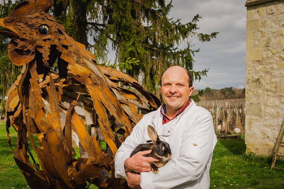 La poule et le cuisinier
