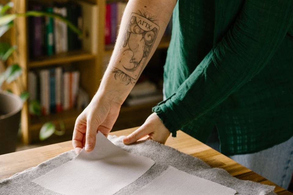 Levage du papier sec