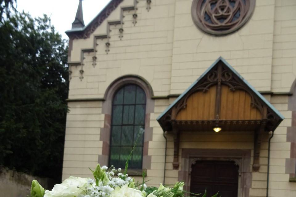 Le bouquet de mariée de Marie