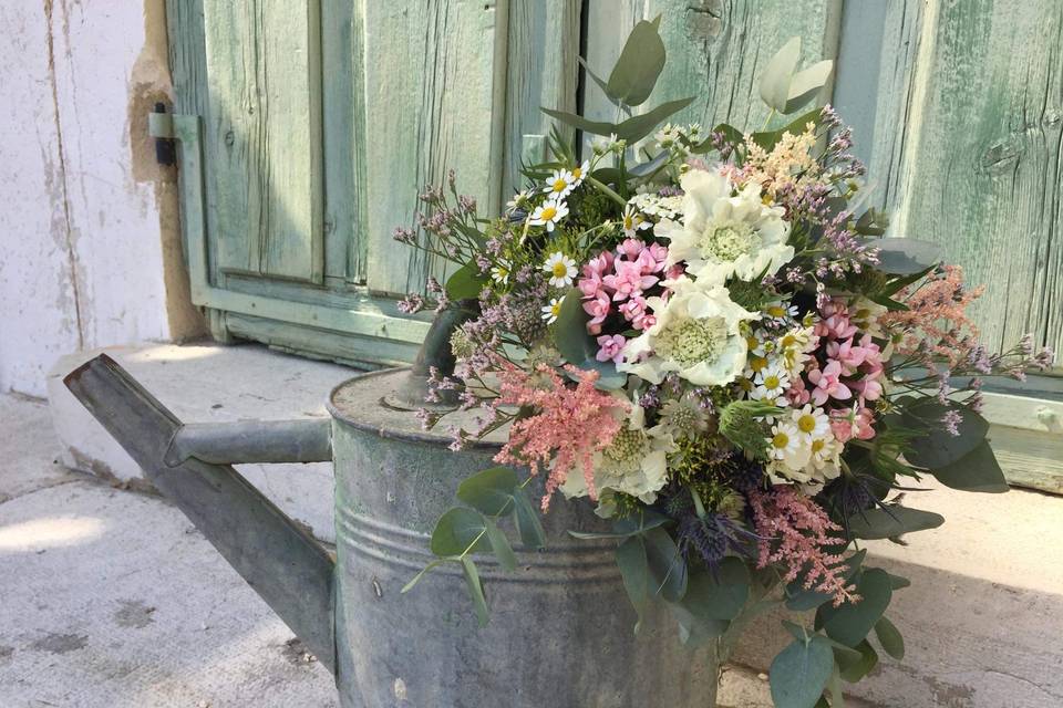 Bouquet de mariée champêtre