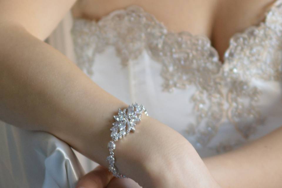 Bracelet cristal mariée