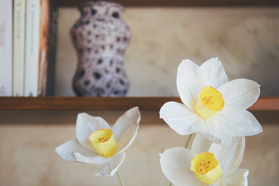 Jonquilles en papier durables