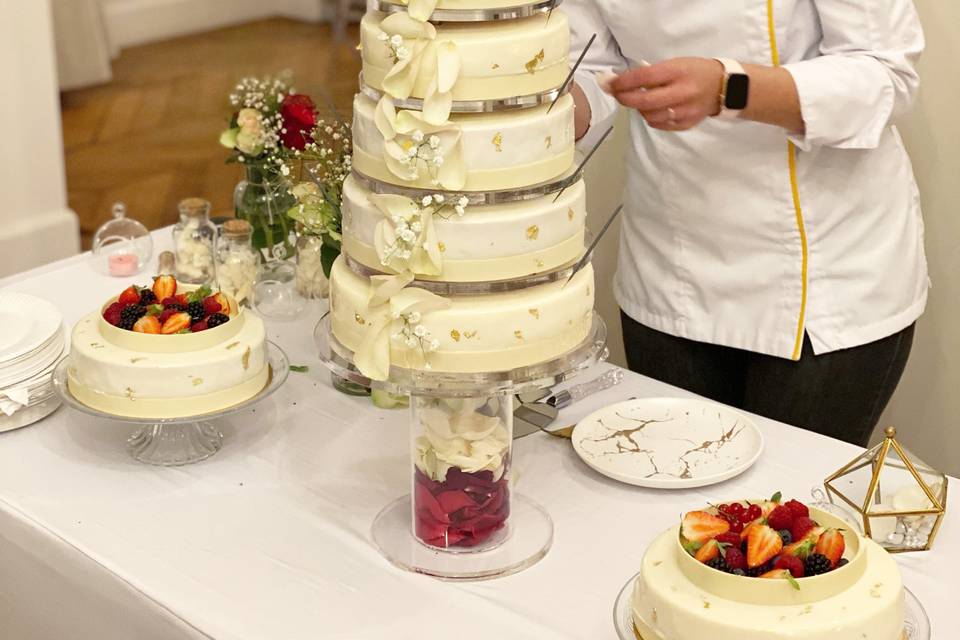 Gâteau de mariage 100 personnes