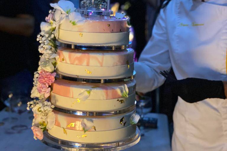 Gâteau de mariage 50 personnes