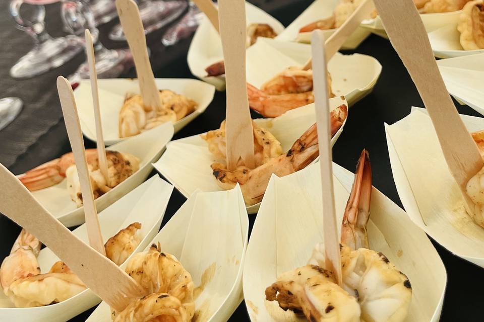 Crevettes marinées