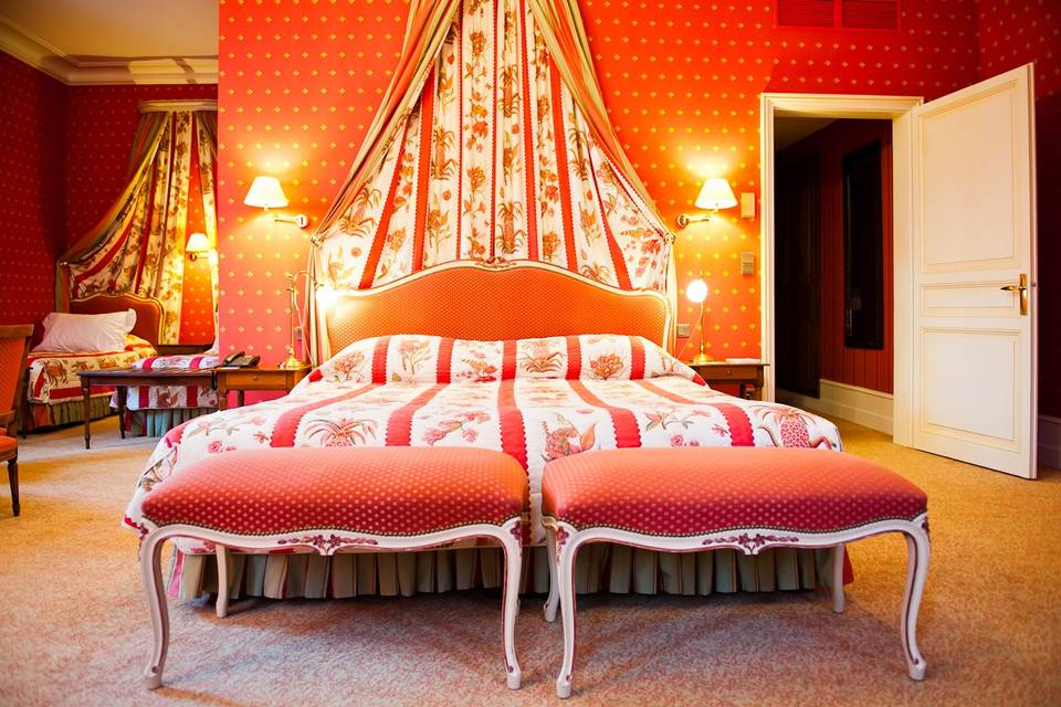 Chambre luxe au château