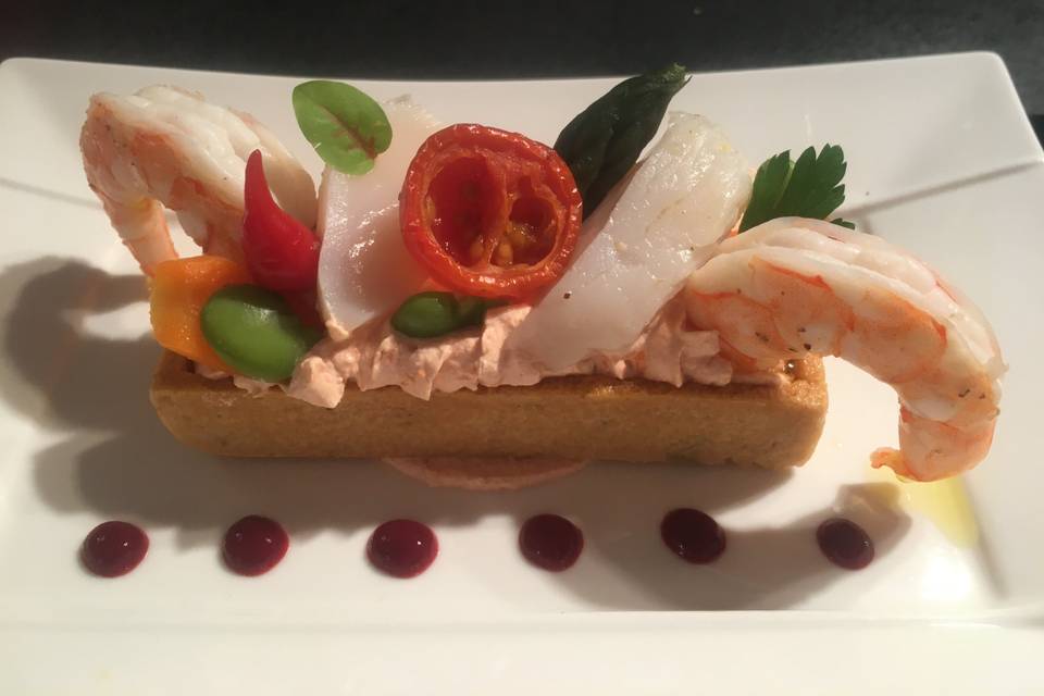 Tarte de crustacés