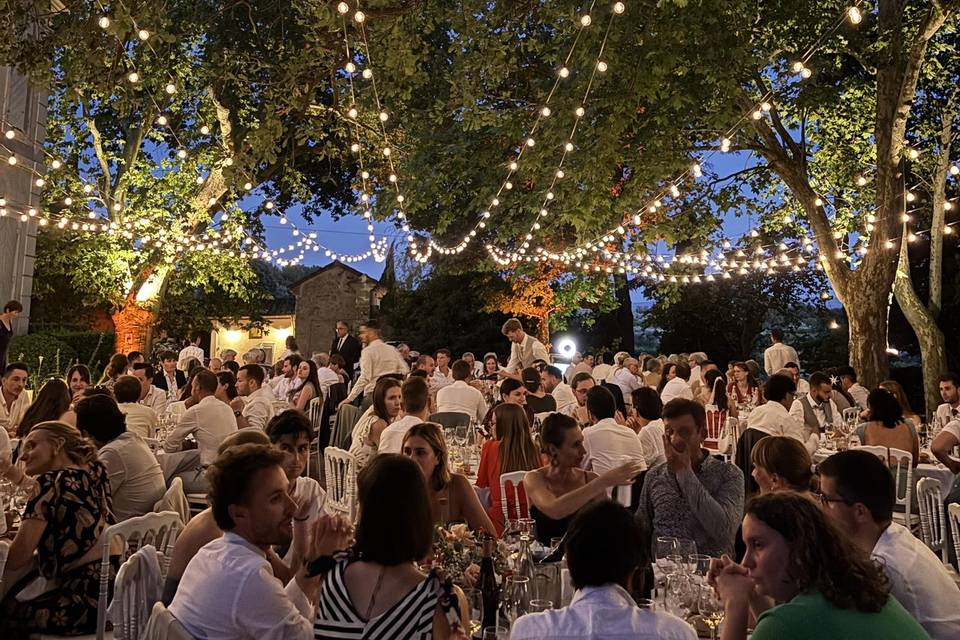 Diner en extérieur