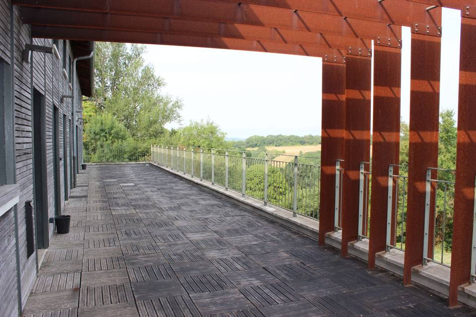 Terrasse avec vue