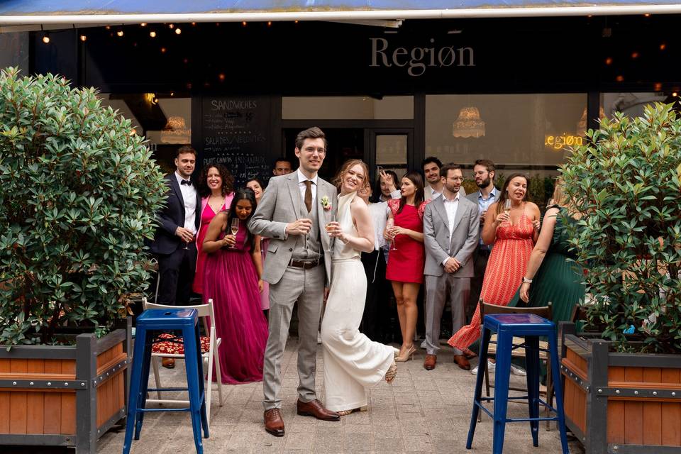 Mariage civil parisien