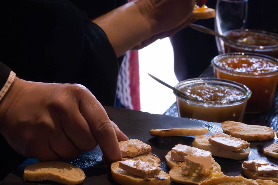 Petits grillés foie gras