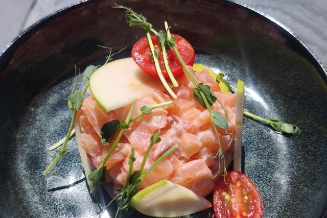 Tartare de saumon pomme Granny