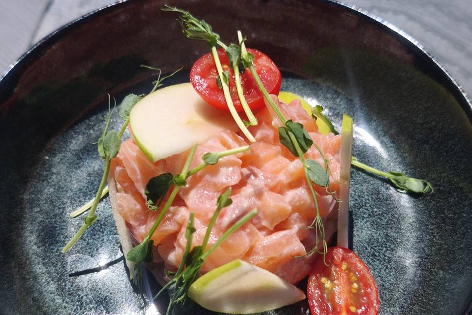 Tartare de saumon pomme Granny