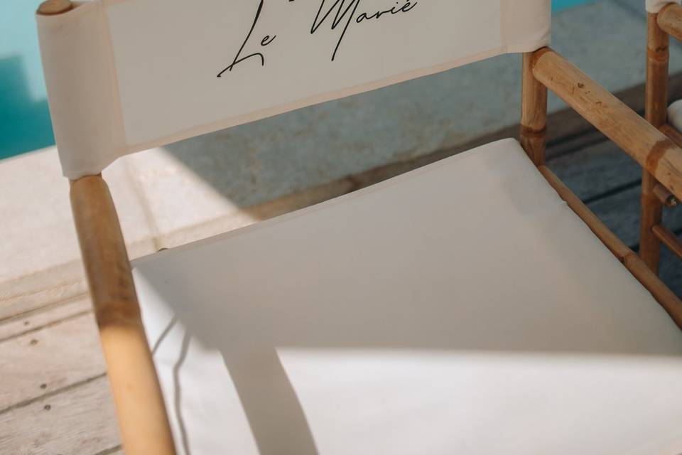 Fauteuils mariés