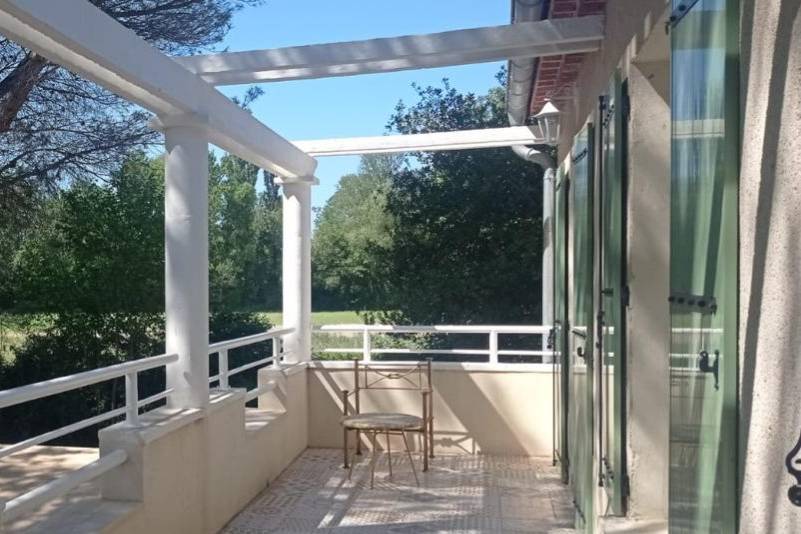 Terrasse logement 'Vintage'