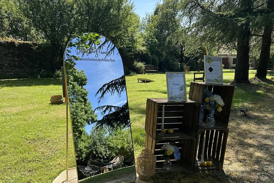 Panneau de bienvenue