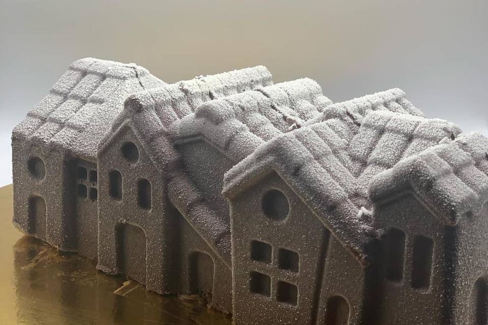 Bûche maison velours