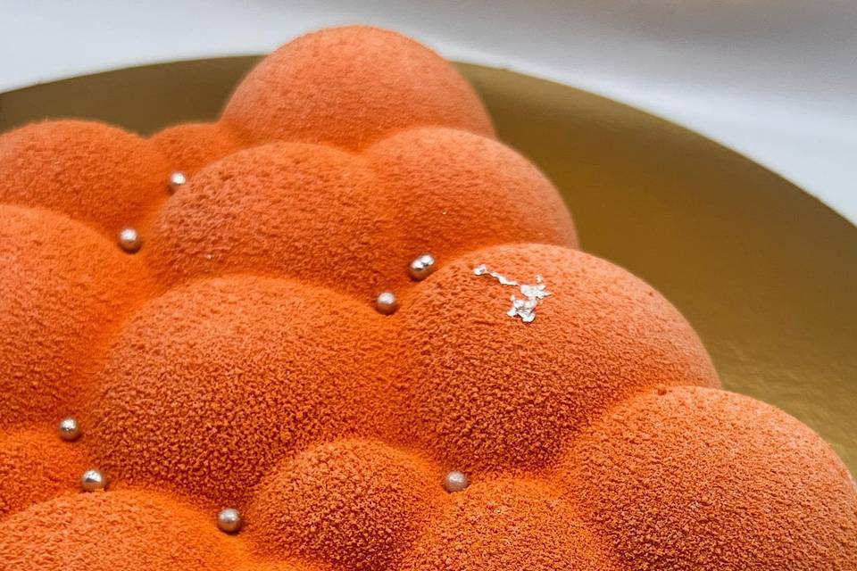 Entremet coussin velours