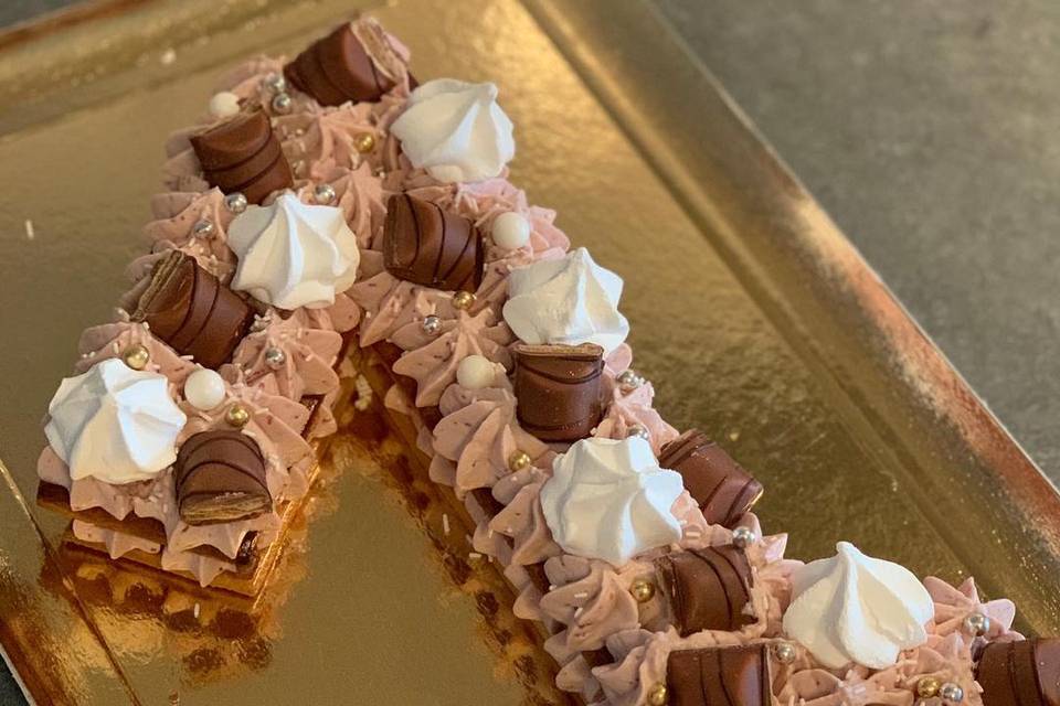 Number cake choco-framboise